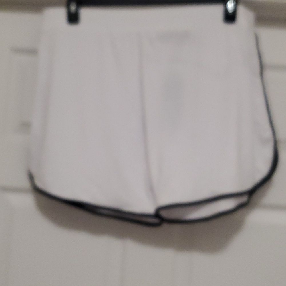 AQ_Sport fashion wear Women's Black white shorts